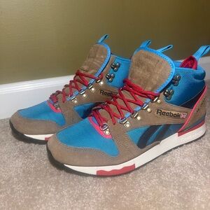 Reebok GL 6000- Teal Blue/Thatch/Red